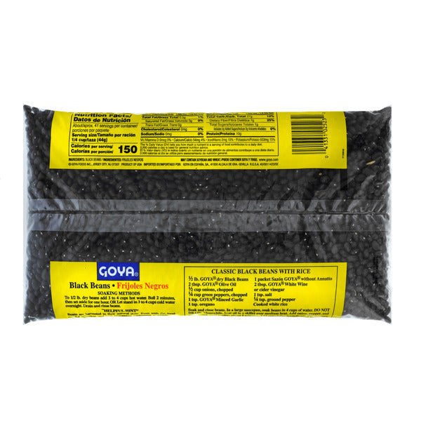 Goya Black Beans, Dry