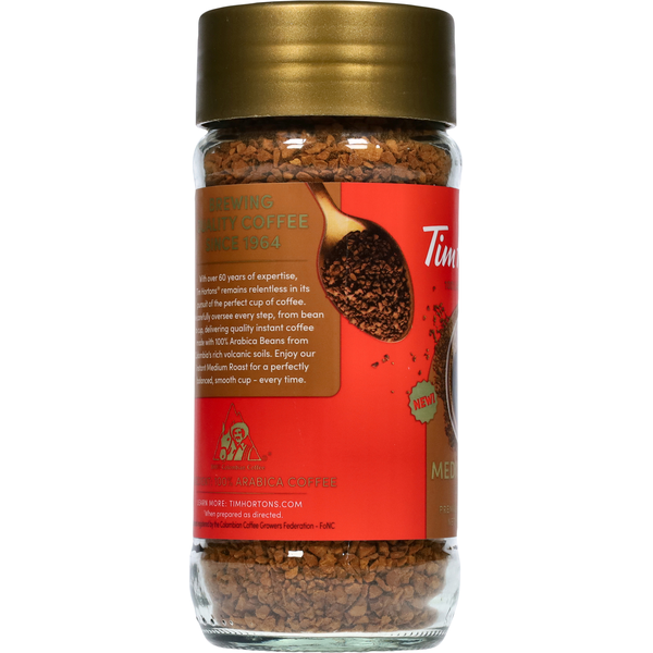 Tim Hortons 100% Arabica Medium Roast Colombian Premium Instant Coffee