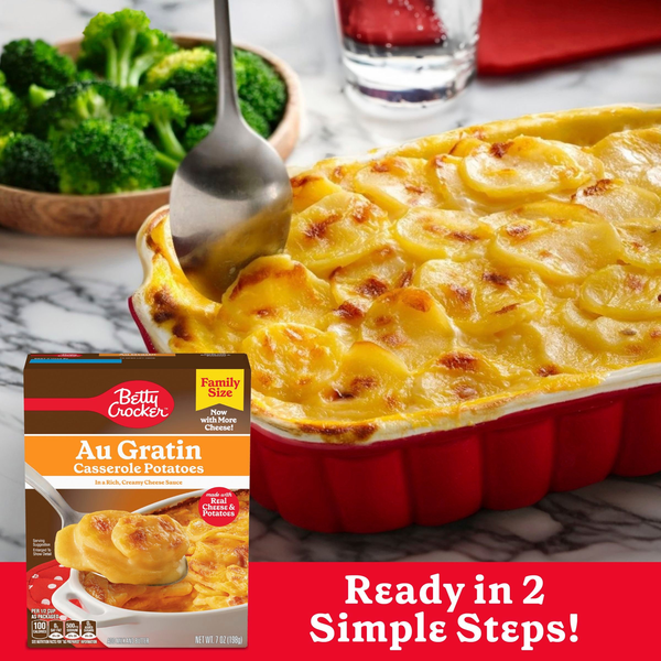Betty Crocker Family Size Au Gratin Casserole Potatoes