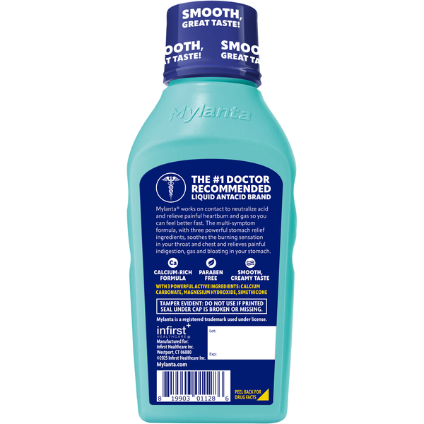 Mylanta Liquid Classic Lemon Mint Flavor Antacid+Anti-Gas