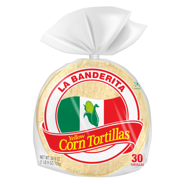 La Banderita Corn Tortillas, Yellow