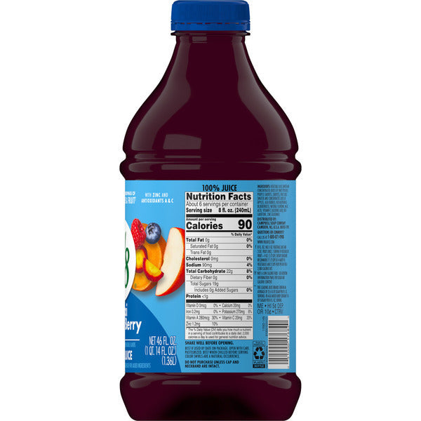 V8 Acai Mixed Berry 100% Fruit and Vegetable Juice