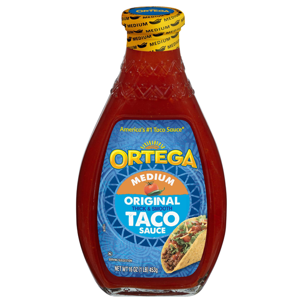 Ortega Original Thick and Smooth Medium Taco Sauce, Kosher