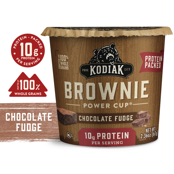 Kodiak Chocolate Fudge Brownie in a Cup