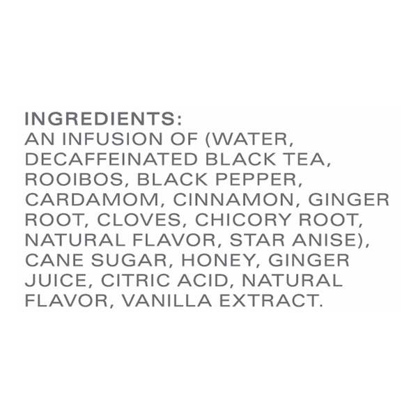 TAZO Tea Decaf Chai Latte Black Tea Concentrate