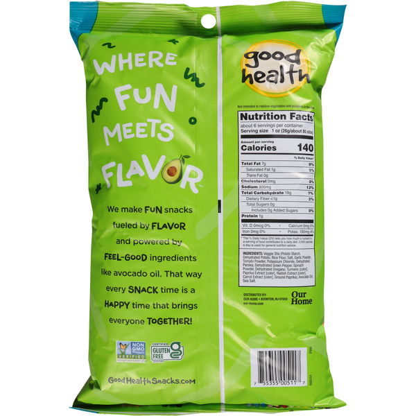 Good Health Avocado Oil Sea Salted Veggie Stix