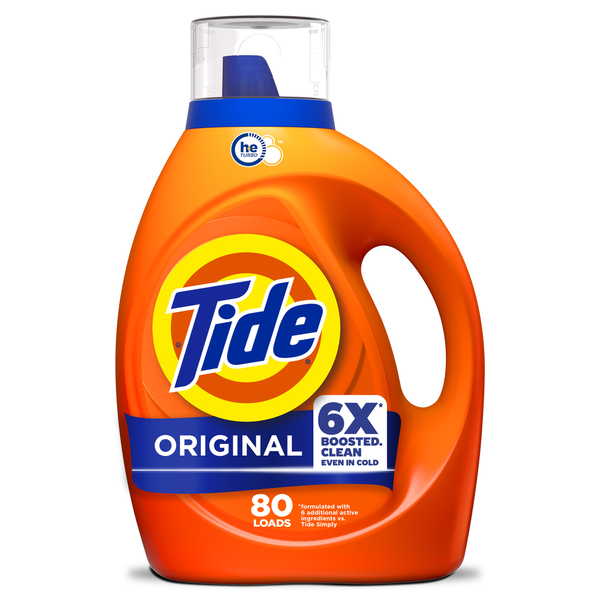 Tide Liquid Detergent, Original 80 lds