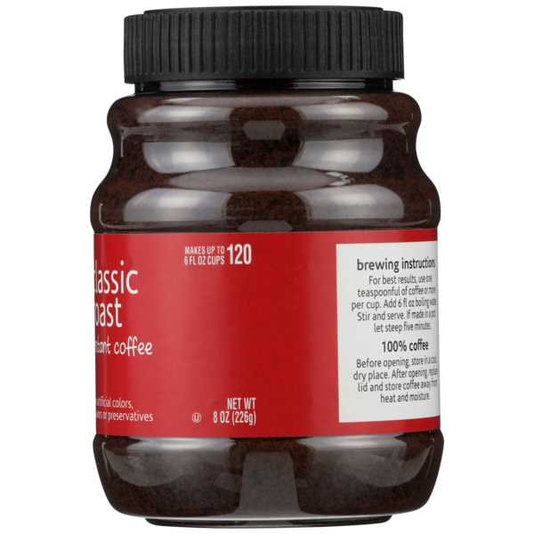 Food Club 100% Pure Classic Roast Instant Coffee