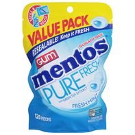 Mentos Gum, Sugar Free, Fresh Mint, Pure Fresh, Va...
️ DestGlow