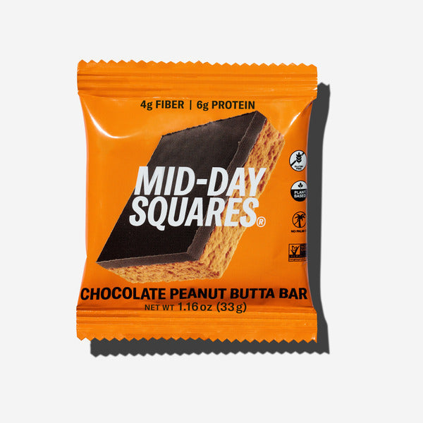 Mid-Day Squares, Peanut Butta, Functional Chocolate