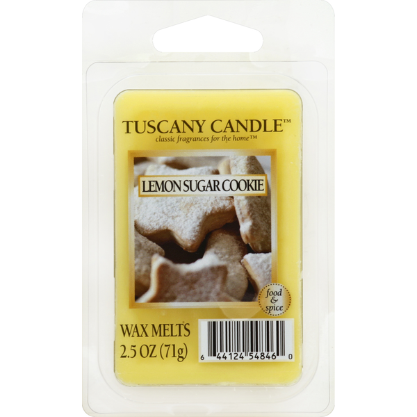 Tuscany Candle Wax Melts, Lemon Sugar Cookie