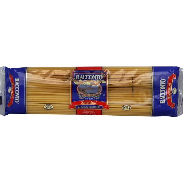 Racconto Italian Foods Pasta, Bucatini