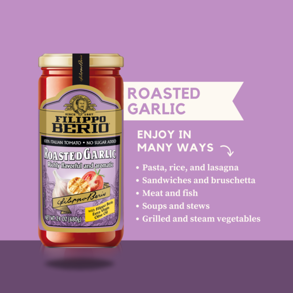 Filippo Berio Sauce, Roasted Garlic