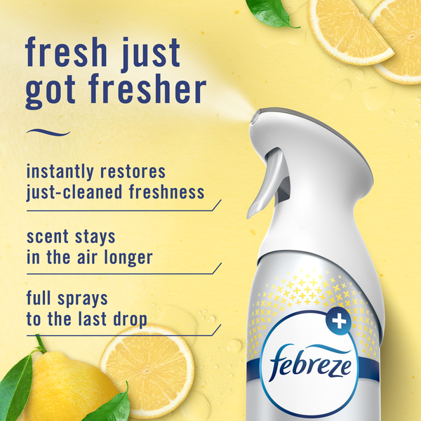 Febreze Air Mist Kitchen Air Freshener Spray, Fresh Lemon