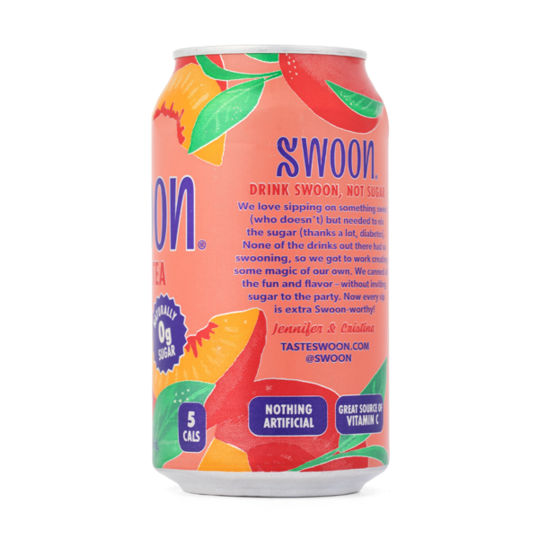 Swoon Zero Sugar Peach Iced Tea