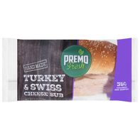Premo Sub Sandwich, Turkey & Swiss Cheese️