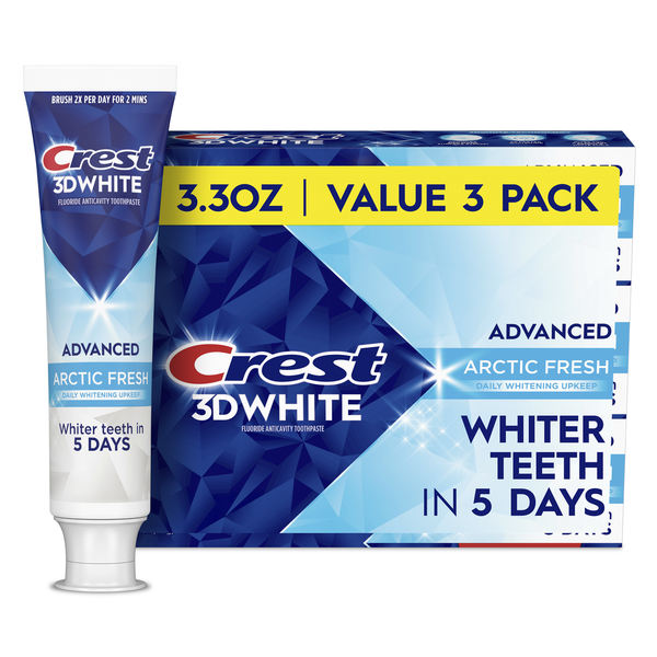 Crest 3DWhite Advanced Toothpaste, Arctic Fresh