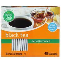 Food Club Black Decaffeinated Tea Bags️