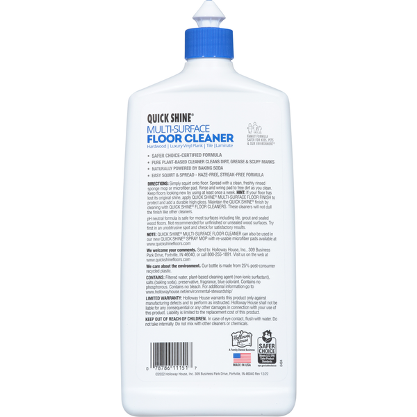 Quick Shine Floor Cleaner, Clean Breeze Essence, Multi-Surface