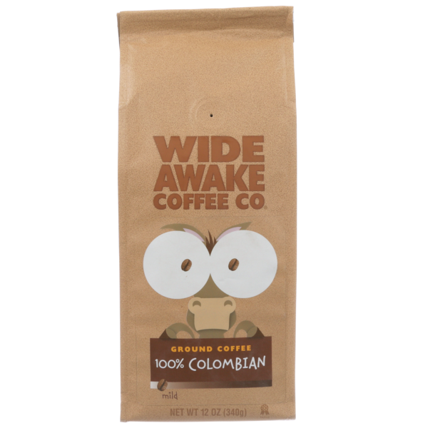 Wide Awake Mild 100% Colombian 100% Arabica Ground Coffee