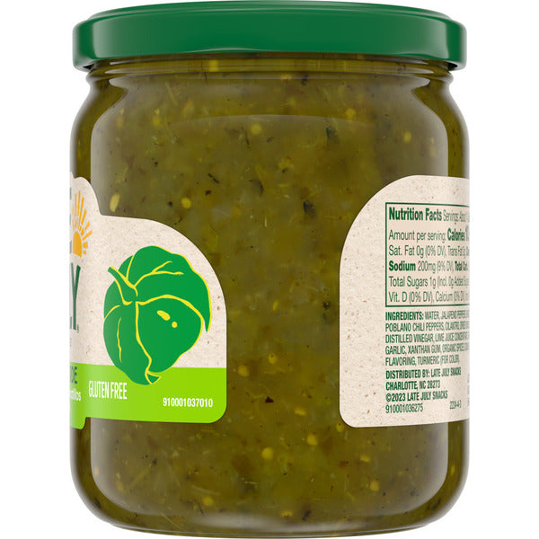 Late July Salsa Verde with Roasted Tomatillos