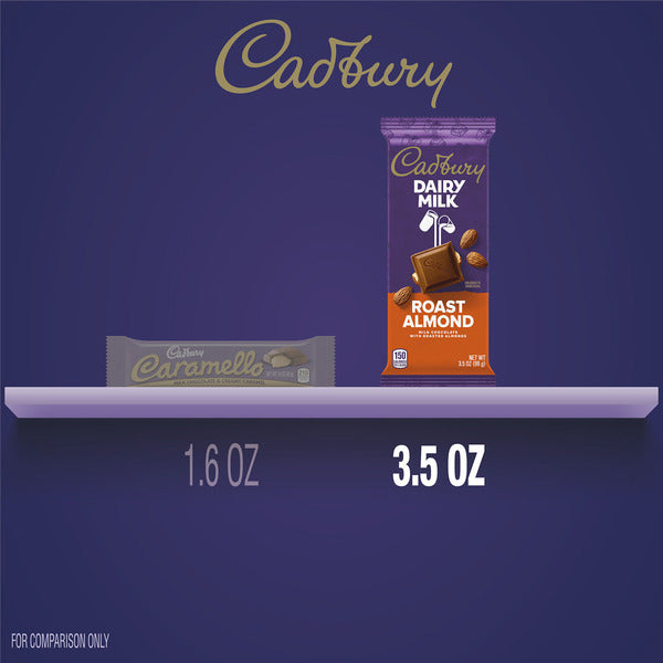 CADBURY DAIRY MILK Roast Almond Milk Chocolate Candy Bar, 3.5 oz