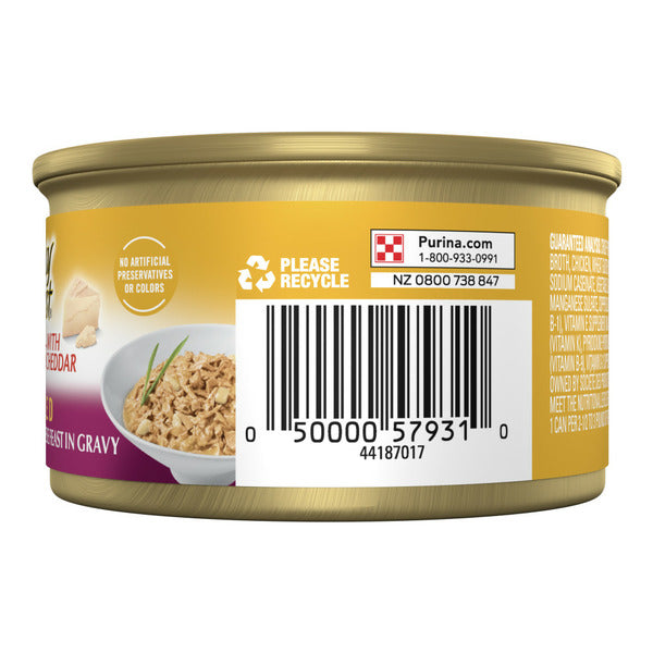 Purina Fancy Feast Delights Grilled Chicken & Cheddar Cheese Feast in Gravy