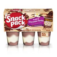 Snack Pack Chocolate Vanilla Flavored Pudding️