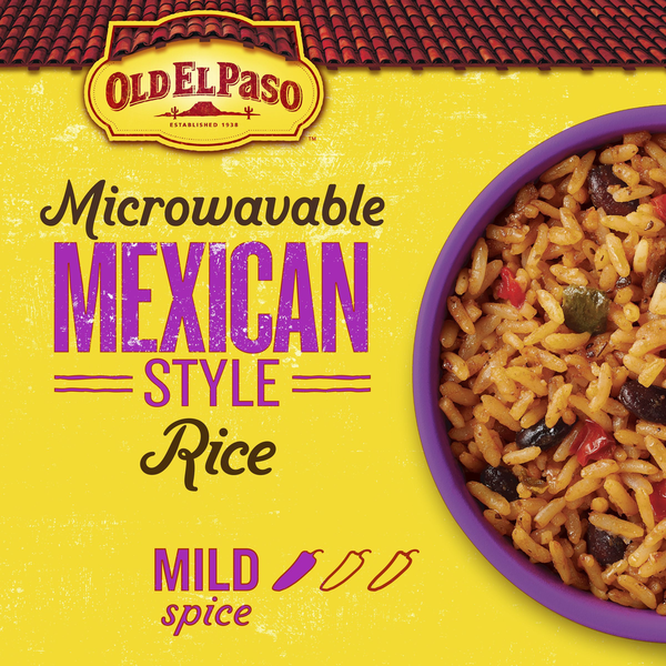 Old El Paso Mexican Style Rice Microwavable Rice Pouch
