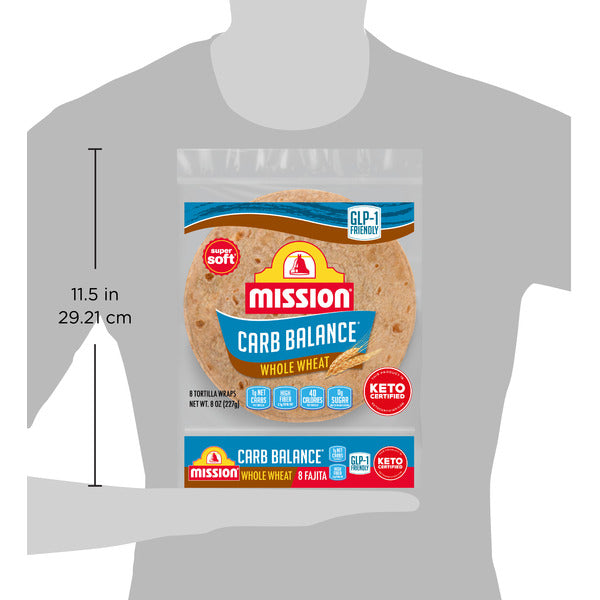 Mission Carb Balance Whole Wheat Fajita Tortillas DestGlow