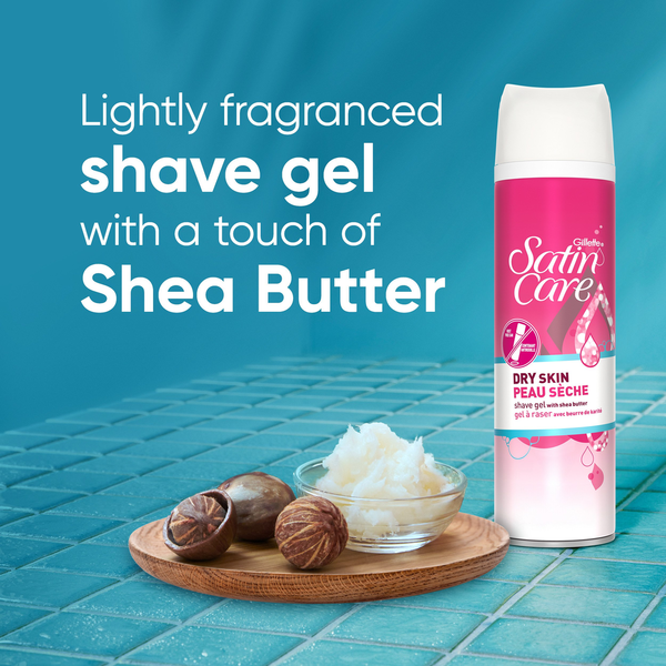 Gillette Satin Care Dry Skin Shave Gel for Women