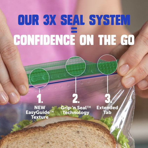 Ziploc Sandwich Bags with EasyGuide™