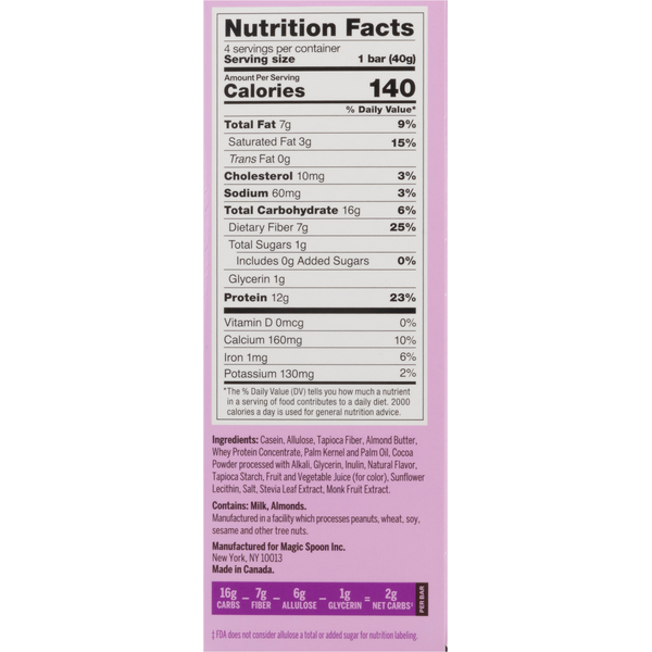 Magic Spoon High-Protein Double Chocolate Cereal Bars