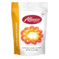 Albanese Gummi Peach Rings