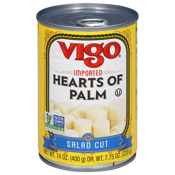 Vigo Hearts of Palm, Salad Cut, Imported