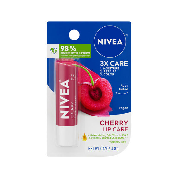 NIVEA Cherry Lip Balm Carded Pack