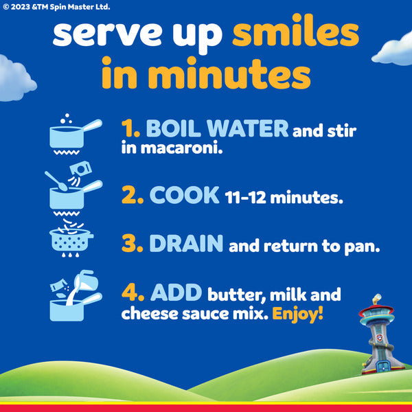 Kraft Mac & Cheese Macaroni and Cheese Dinner Nickelodeon Paw Patrol