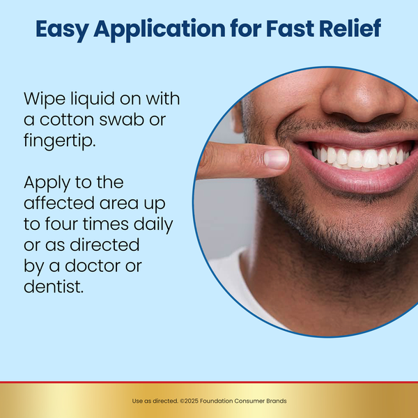 Anbesol Maximum Strength Liquid, Instant Oral Pain Relief