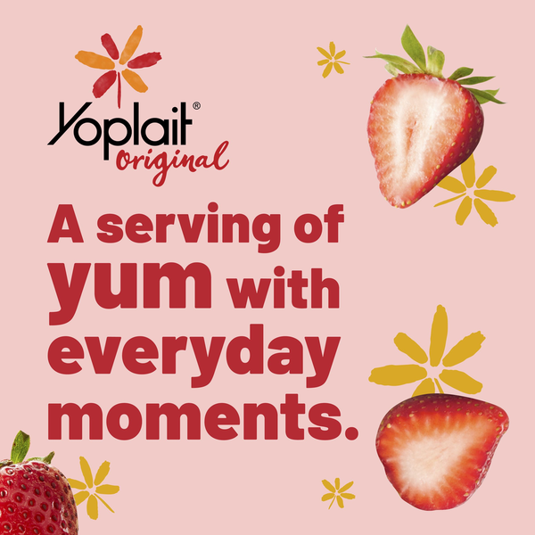 Yoplait Original Smooth Style Strawberry Low Fat Yogurt Tub