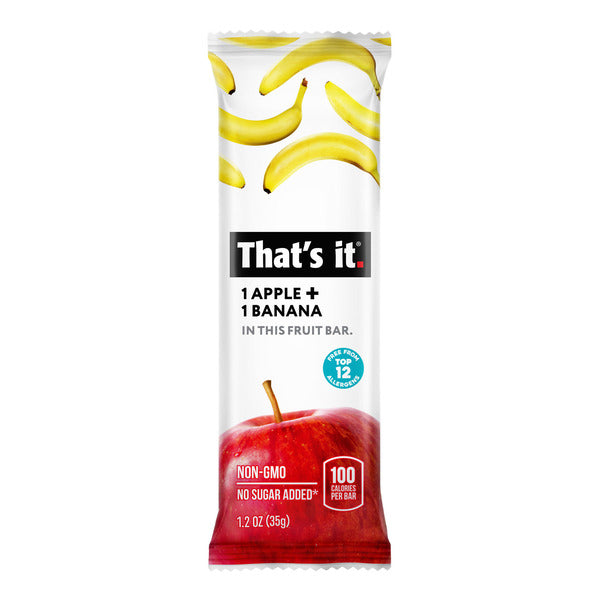 That’s it Apple + Banana Fruit Bar