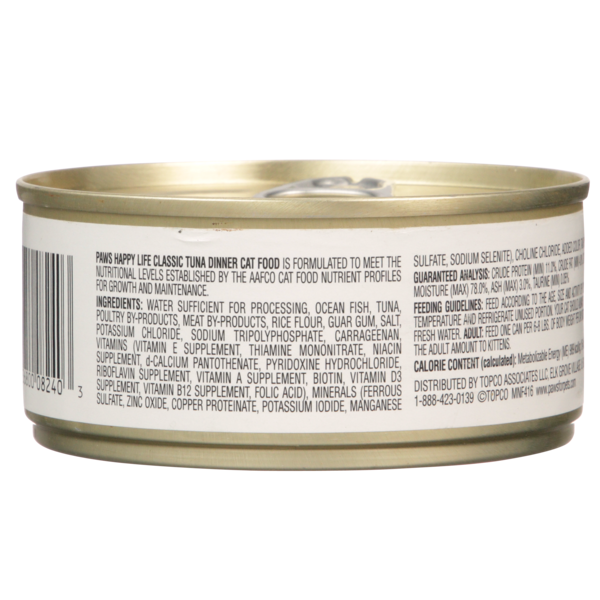 Paws Happy Life Tuna Dinner Classic Cat Food