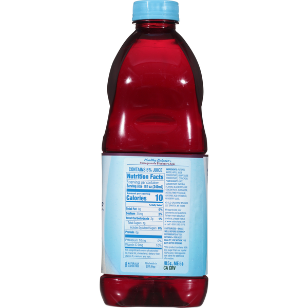 Old Orchard Diet Pomegranate Blueberry Açai Juice Cocktail