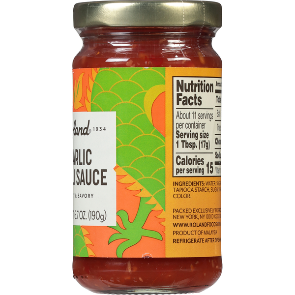 Roland Foods Chili Sauce, Garlic
