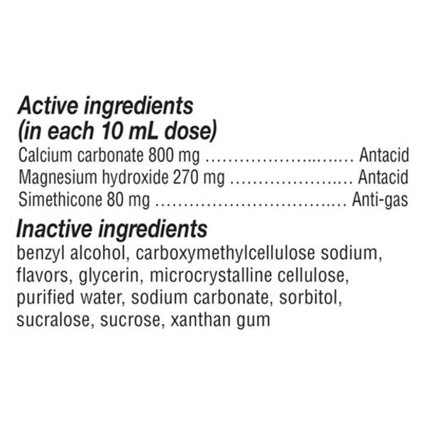 Mylanta Tonight Liquid Antacid + Anti-Gas, Soothing Honey Chamomile