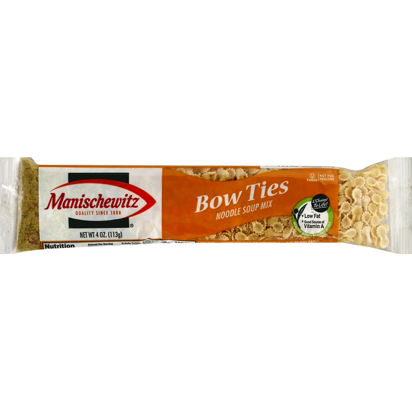 Manischewitz Soup Mix, Noodle, Bow Ties