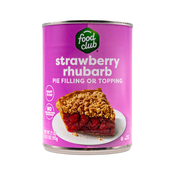 Food Club Strawberry Rhubarb Pie Filling