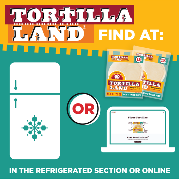 TortillaLand TortillaLand® Uncooked Flour Tortillas, Soft Taco Size (12 Count)