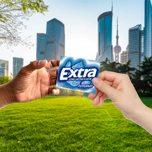 Extra Peppermint Sugar Free Chewing Gum Pack