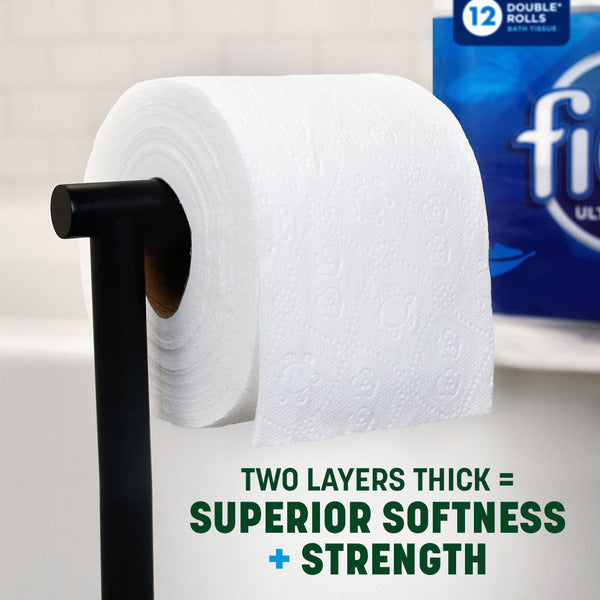 Fiora Ultra Soft Toilet Paper, Double Rolls