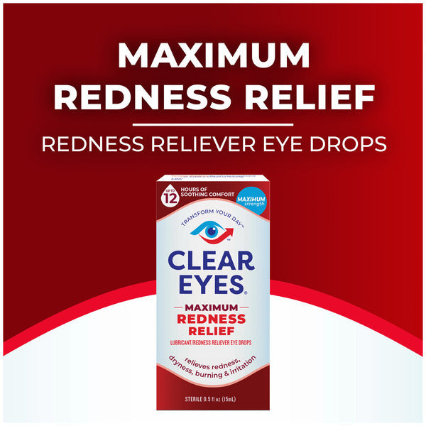 Clear Eyes Eye Drops Max Redness Relief